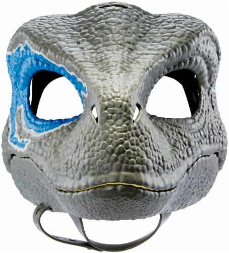 Mattel Jurassic World Velociraptor Camp Cretaceous Mask Blue 1 Ct Fry S Food Stores