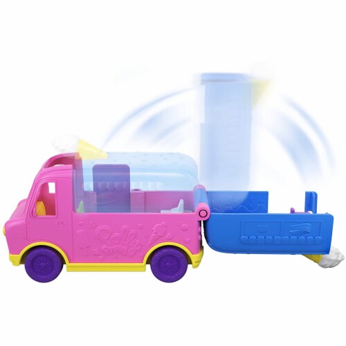 Mattel Polly Pocket Pollyville Ice Cream Truck Perspective: bottom