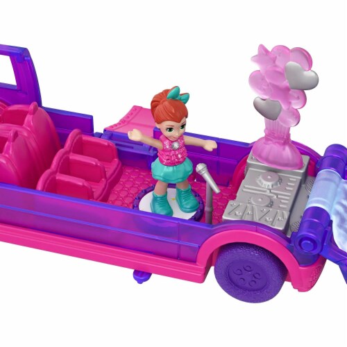 Mattel Polly Pocket Pollyville Party Limo Perspective: bottom