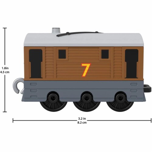 Thomas And Friends Push Along Toby Small Metal Engine Train Perspective: bottom