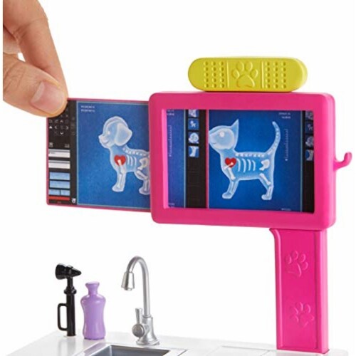 Mattel Barbie® Career Places Pet Vet Office Playset Perspective: bottom