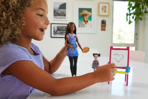 Mattel Barbie® Careers You Can Be Anything™ Art Teacher Doll Set Perspective: bottom