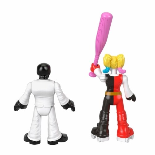 Fisher-Price® Imaginext DC Super Friends Harley Quinn & Black Mask Figures Perspective: bottom