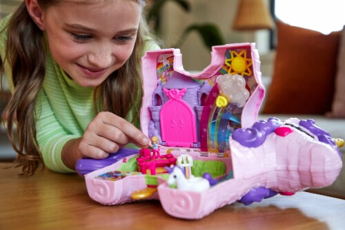 Mattel Polly Pocket Unicorn Party Playset Perspective: bottom