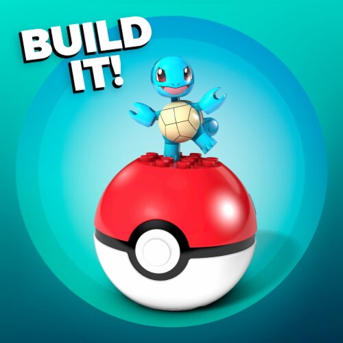 MEGA™ Pokemon™ Poke Ball Building Set -  Squirtle Perspective: bottom