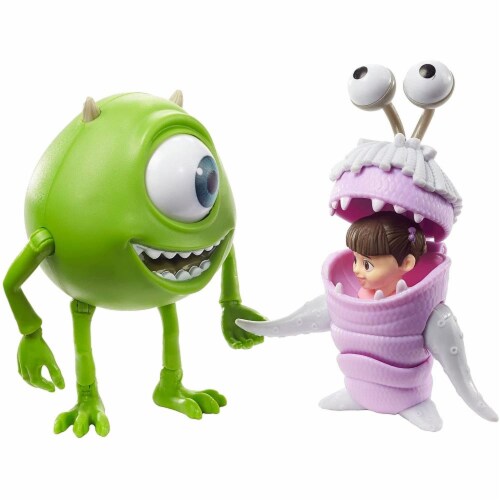 Mattel Disney Pixar Monsters Inc Mike Wazowski Boo Figures Perspective: bottom