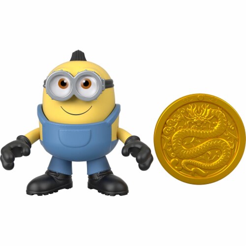 Fisher Price Despicable Me Minions: Rise of Gru Imaginext Otto with Coin Mini Figure Perspective: bottom