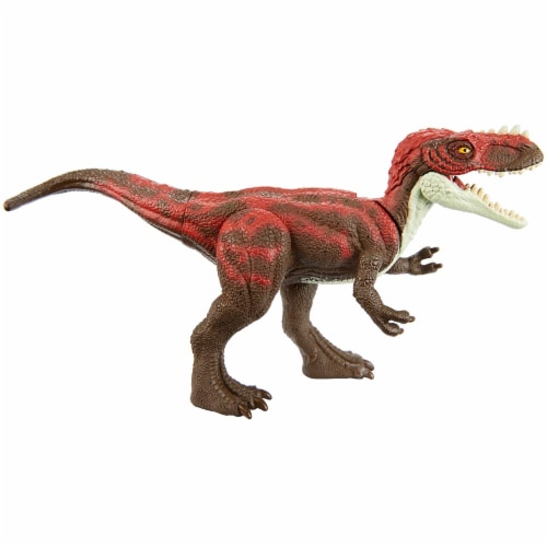 Jurassic World Attack Pack Alioramus Figure Perspective: bottom