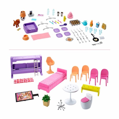 Mattel Barbie Girls 3 Story Doll Dream House Play Set with Accessories •  Price »