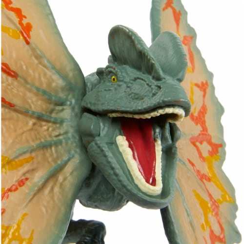 Jurassic World Savage Strike Dilophosaurus Figure Perspective: bottom