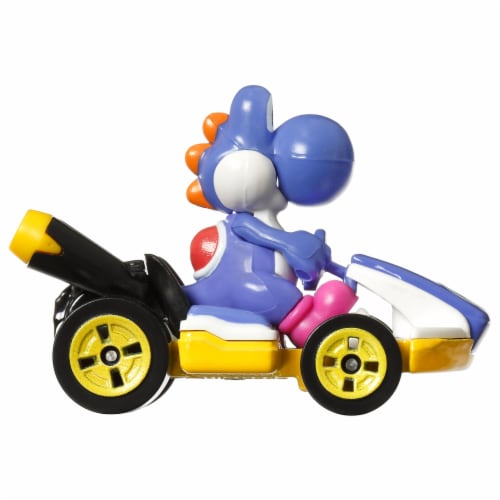 Mattel Hot Wheels Mario Kart Blue Yoshi Standard Kart Toy Vehicle 1 ct Fred Meyer