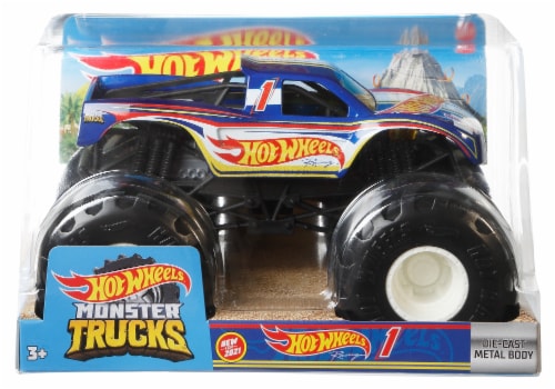 Mattel Hot Wheels Monster Trucks Podium Crasher Vehicle Perspective: bottom