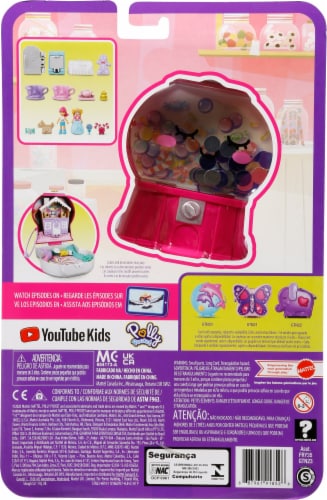 Mattel® Polly Pocket™ Candy Cutie Gumball Compact Playset Perspective: bottom