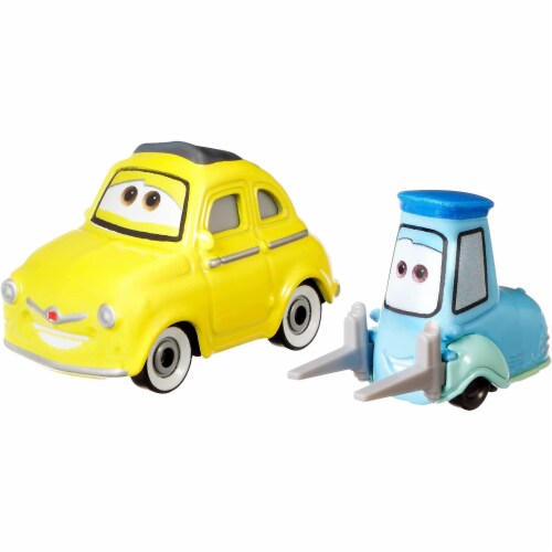Disney Pixar Cars 1:55 Scale Mummy Costume Luigi & Ghost Costume Guido, Miniature Perspective: bottom