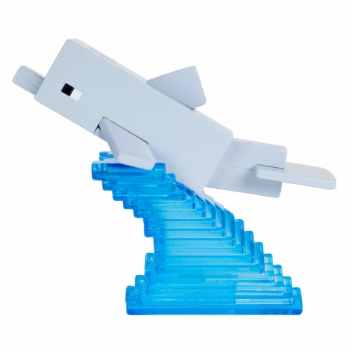 Mattel Minecraft Dolphin Figure Perspective: bottom