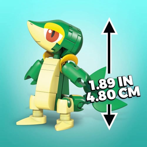Mega Construx Pokemon Snivy Construction Set, Building Toys for Kids Perspective: bottom
