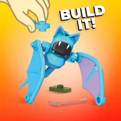 Mega Construx Pokemon Zubat Construction Set, Building Toys for Kids Perspective: bottom