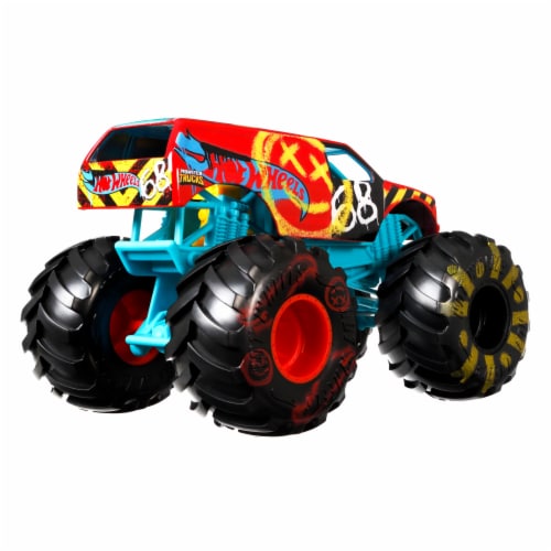 Mattel Hot Wheels® Monster Trucks Red Racing 3 Vehicle, 1 ct - Kroger