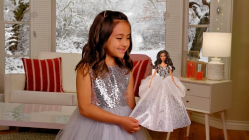 Mattel 2021 Holiday Barbie® Doll Perspective: bottom