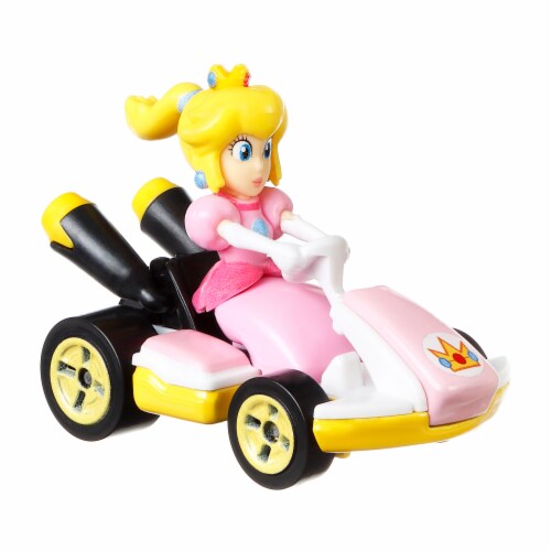 Hot Wheels® Mario Kart™ 4 Pack Princess Peach Rosalina Set Perspective: bottom