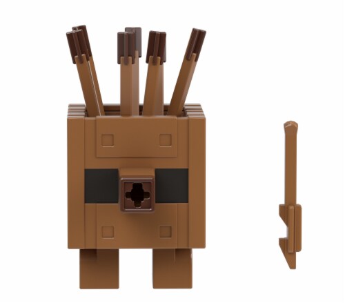 Mattel Minecraft Legends Wood Golem Figure Perspective: bottom