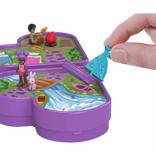 Polly Pocket Theme Park heart Shape Back Playset