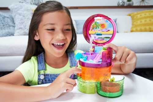 Mattel® Polly Pocket™ Spin 'N Surprise Waterpark Playset Perspective: bottom