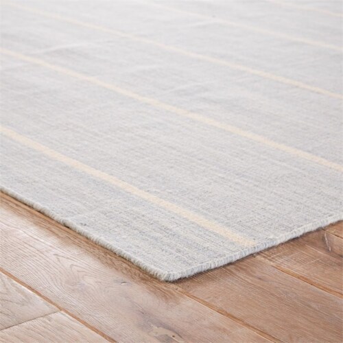 Jaipur Living Coastal Shores 5' x 8' Flatweave Wool Area Rug in Blue Perspective: bottom