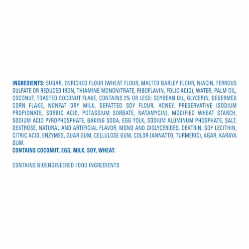 Hostess® Donettes® Sweet Coconut Crunch Mini Donuts Perspective: bottom