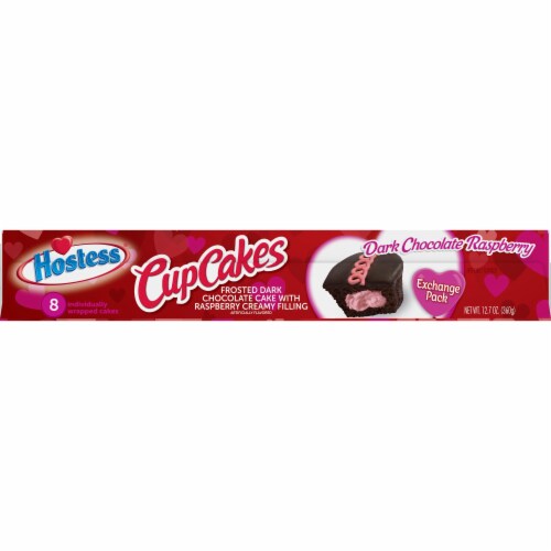 Hostess® Dark Chocolate Raspberry CupCakes Perspective: bottom