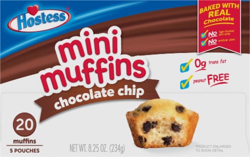 Hostess® Chocolate Chip Mini Muffins Perspective: bottom