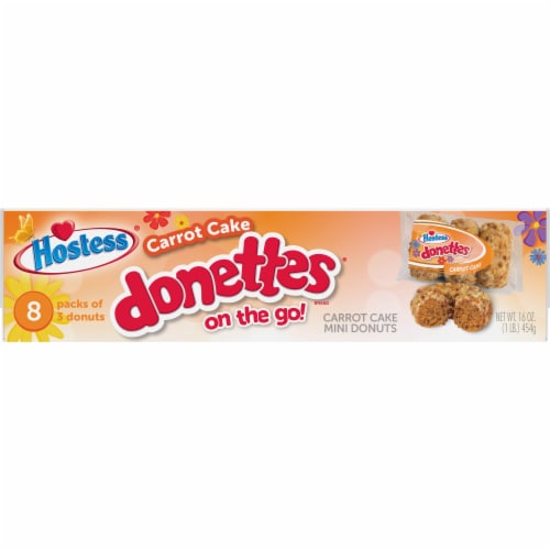 Hostess Limited Edition Carrot Cake Donettes On The Go Perspective: bottom