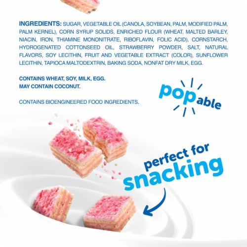 Hostess® Crispy Minis Strawberries & Creme Wafer Snacks Perspective: bottom