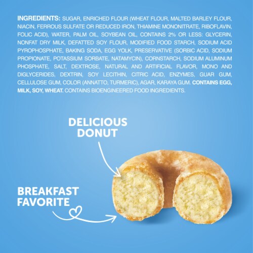 Hostess Glazed Donettes Mini Donuts Perspective: bottom