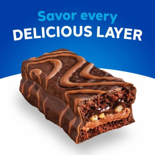 Hostess Kazbars Layer Cake Bars, Chocolate Flavor Perspective: bottom