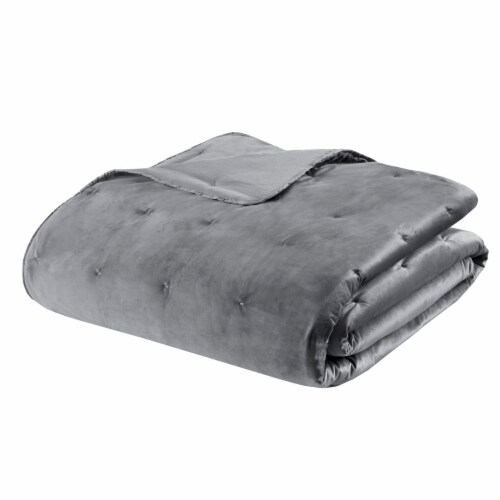 Modavari Home Fashions Quilt - Gray Perspective: bottom