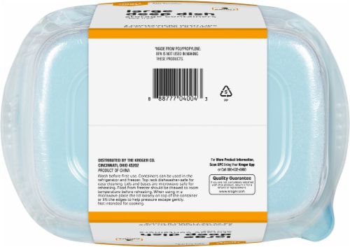 Smart Way™ BPA-Free Plastic  Large Deep Dish Food Storage Container - 3 pack Perspective: bottom
