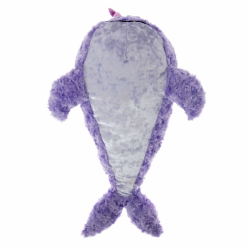 Holiday Home 22 Inch Purple Narwhal Plush Perspective: bottom