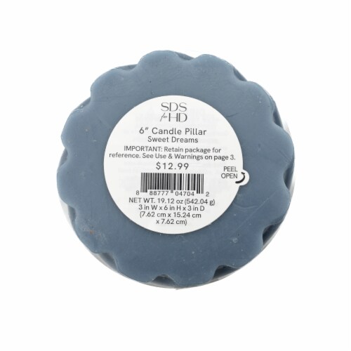 SDS for HD Designs 6" Candle Pillar Twist Bering Sea Perspective: bottom