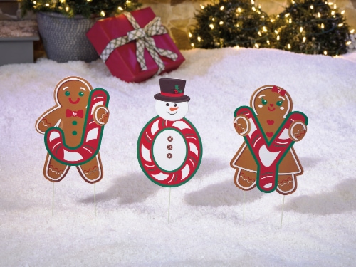 Holiday Home Corrugated Plastic Joy Sign Decoration Perspective: bottom