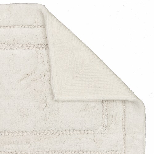 Mohawk Home Modavari Turkish Bath Rug - BRIGHT WHITE Perspective: bottom