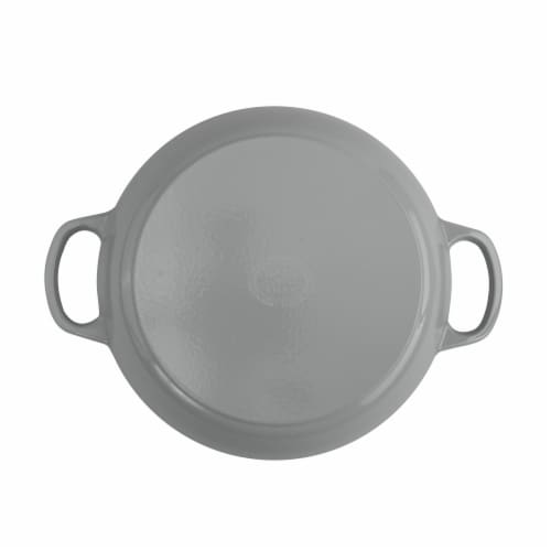 Dash of That® Braisier with Lid Enameled Cast Iron - Gray Perspective: bottom