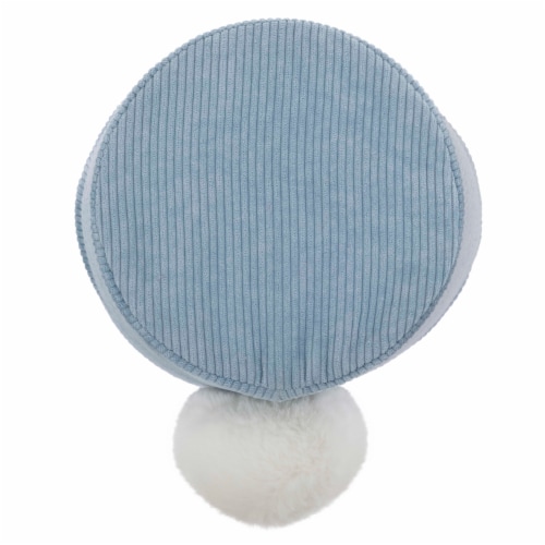 Holiday Home® Easter Corduroy Bunny Basket - Blue Perspective: bottom