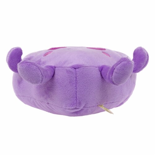 Holiday Home 9.5 Inch Purple Heart Plush Perspective: bottom