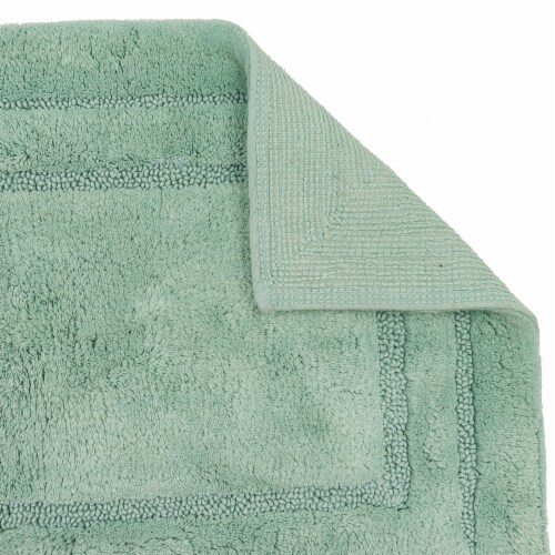 Mohawk Home Modavari Turkish Countour Bath Rug  - BLUE SURF Perspective: bottom