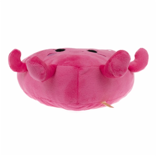 Holiday Home 9.5 Inch Pink Heart Plush Perspective: bottom