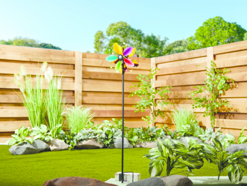 HD Designs Outdoors Color Bloom Windspinner Perspective: bottom