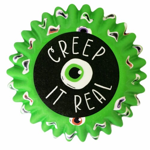 Holiday Home® Eyeball Creep Mini Baking Cups Perspective: bottom