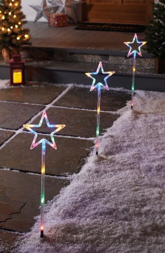 Holiday Home Star Driveway Markers Perspective: bottom