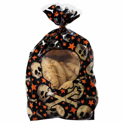 Holiday Home® Skull and Bones Treat Bags Perspective: bottom